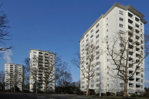 Hochhäuser der Wohngenossenschaft Entenweid (Copyright Juri Weiss/bs.ch)